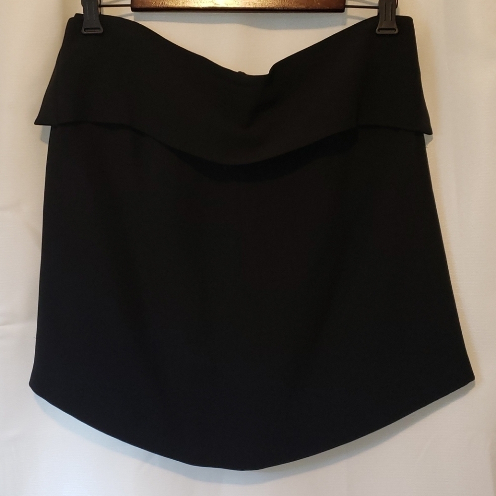 Jil sander black mini skirt size 38